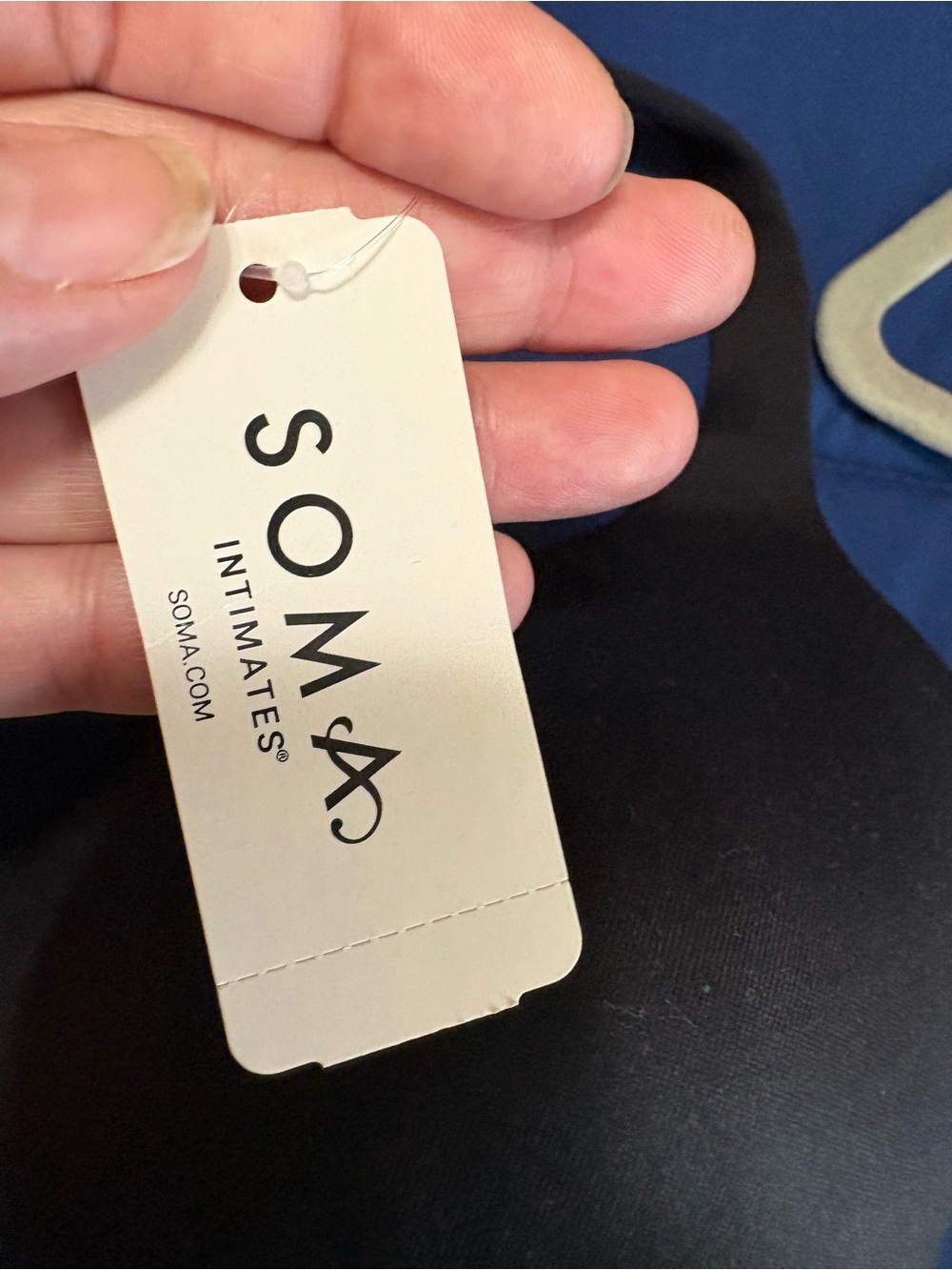 Soma 38D Embraceable Full Coverage Wireless Bra Black New - Picture 3 of 9